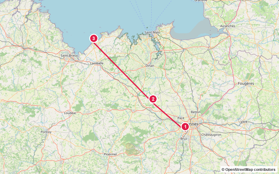 Carte du parcours