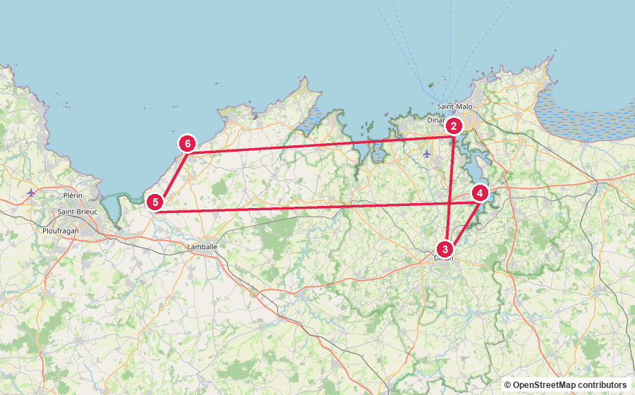 Carte du parcours